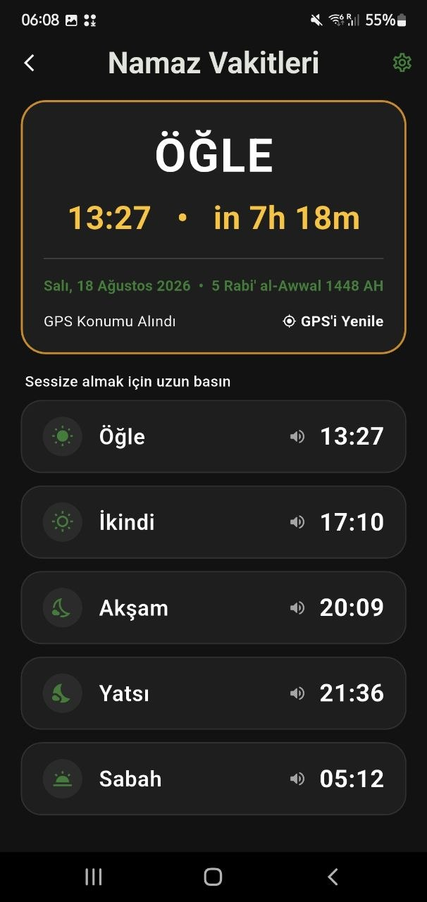 Namaz Vakitleri